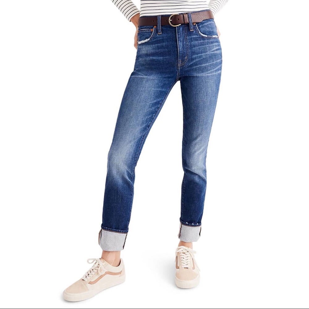 High Rise Slim Boyjean Milton Wash 28/6